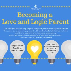 Becoming a Love and Logic Parent info flyer